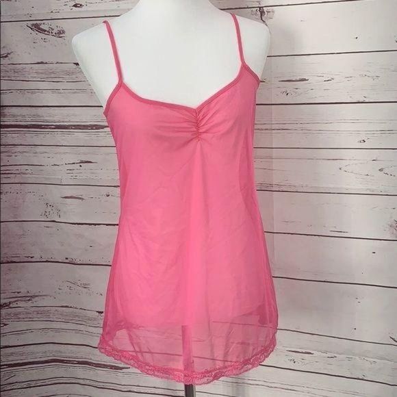 Victoria’s Secret Sheer Pink SMALL 2 Piece Lingerie Nightie - Picture 3 of 12